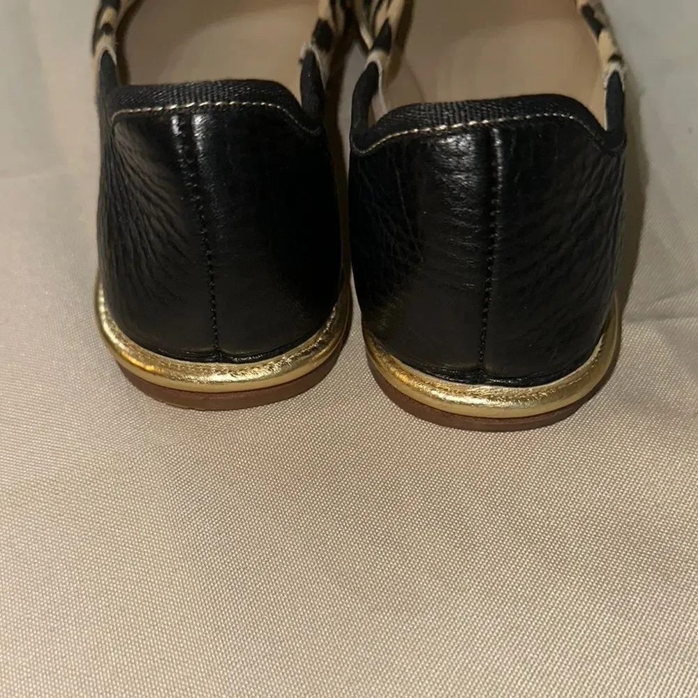 Diane Von Furstenberg Cheetah Mohair Flats Size 6